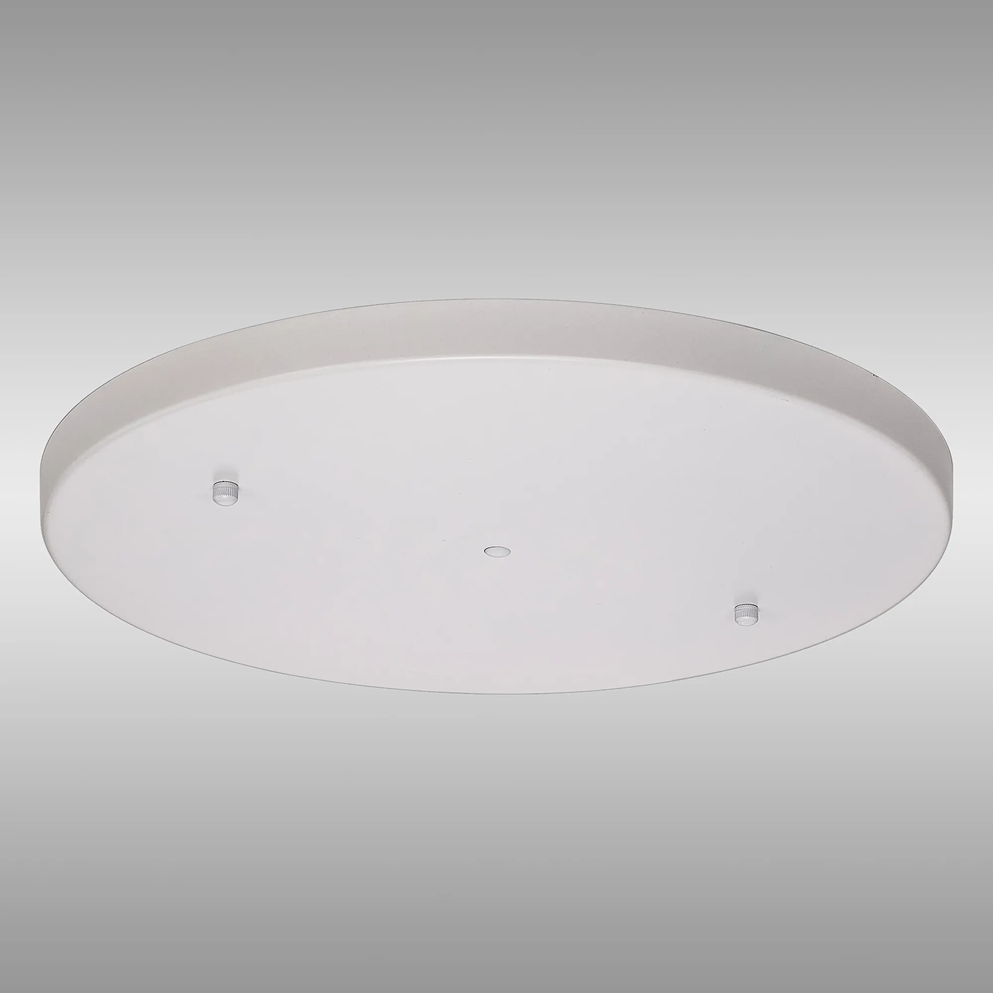 Hayes No Hole 40cm Round Ceiling Plate White D0830WH/NH  Deco Hayes No Hole White